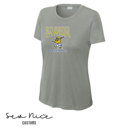 San Pasqual Baseball Mascot- Ladies Dri Fit Shirt