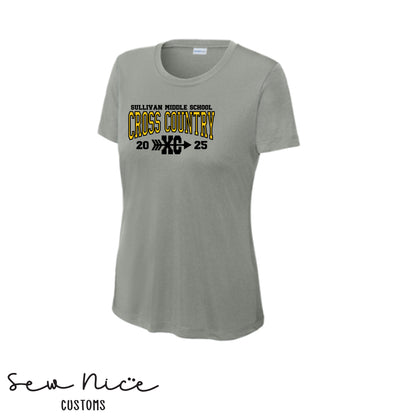 Sullivan Middle School Cross Country XC- Ladies Dri Fit Shirt