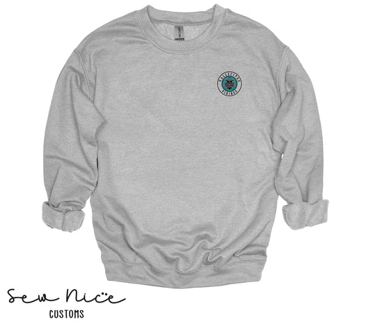 Embroidered Vallecitos Logo- Unisex Adult/Youth Crewneck Sweatshirt