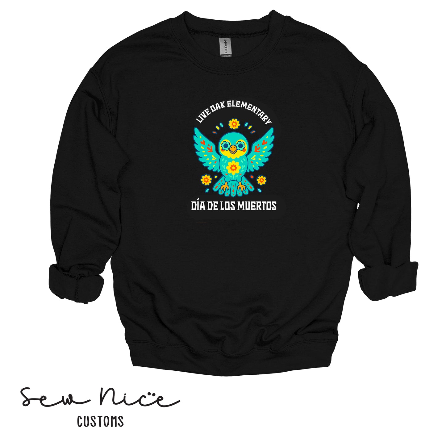 Live Oak- Day of the Dead- Unisex Adult/Youth Crewneck Sweatshirt