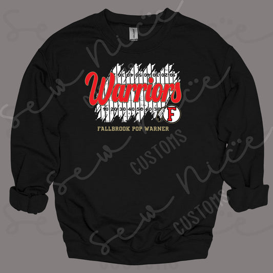 Warriors Field Designs- Crewneck Sweatshirt