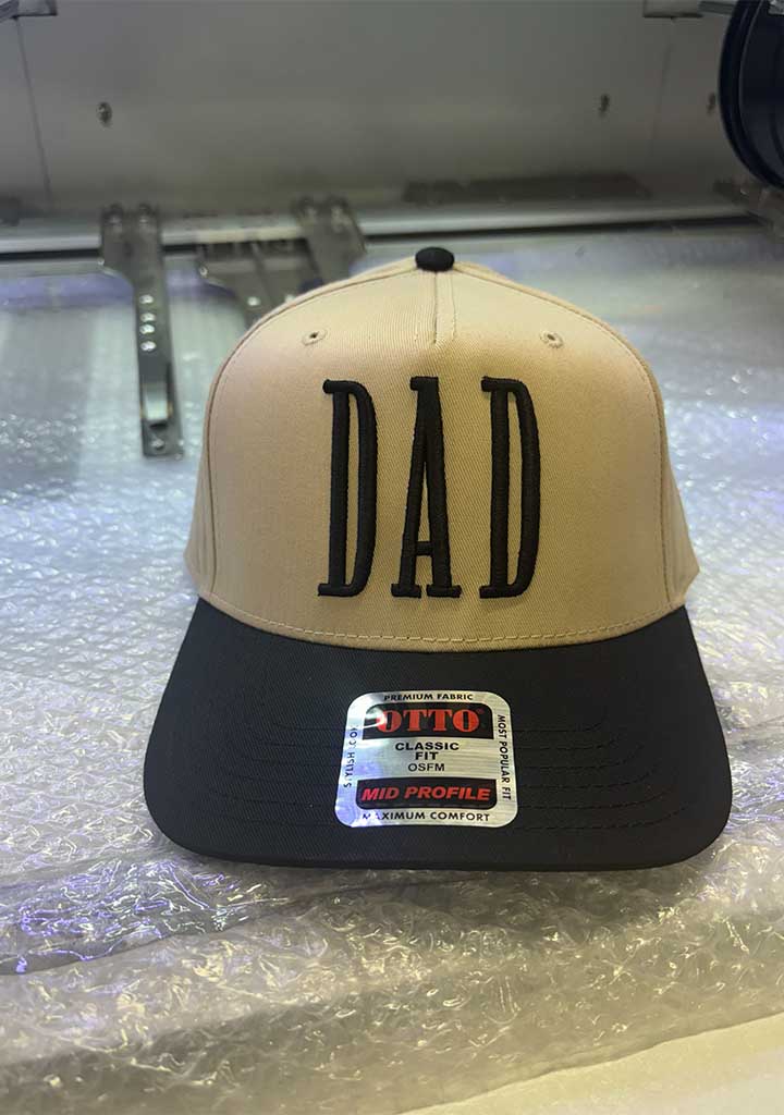 Two Toned - DAD 3D puff Hat