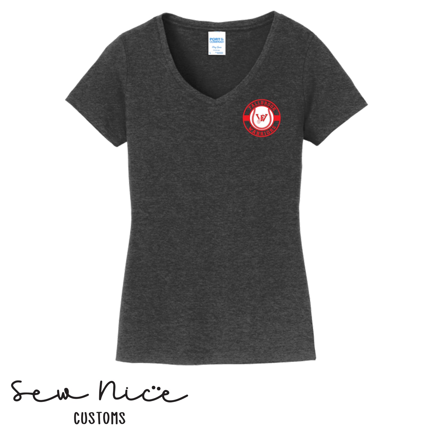 Circle Design- Women's V-Neck