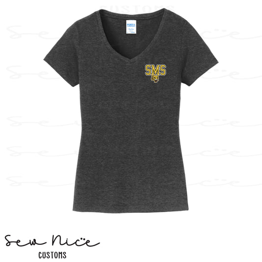 SMS Custom-Sport- Ladies V-Neck Shirt