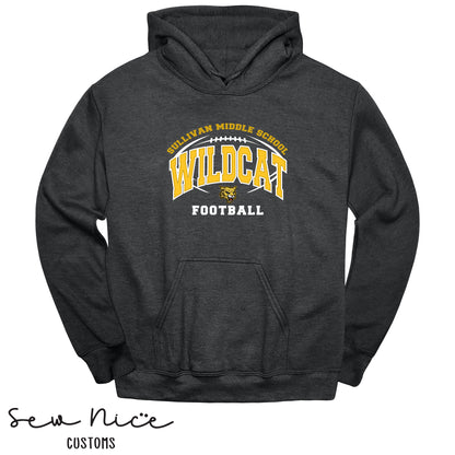 Sullivan Wildcat Football- Unisex Adult/Youth Hoodie