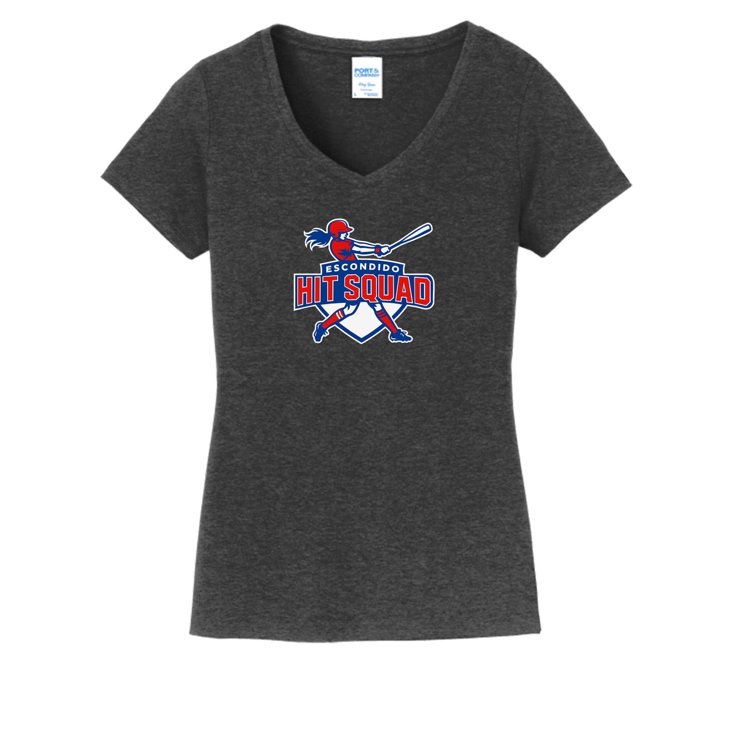 Hit Squad Softball- Ladies V-Neck Shirt