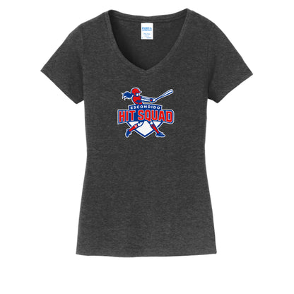 Hit Squad Softball- Ladies V-Neck Shirt
