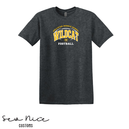 Sullivan Wildcat Football- Unisex Adult/Youth T-Shirt