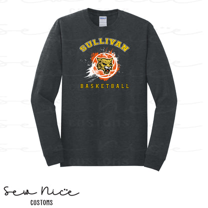 Splatter Sullivan Basketball- Unisex Adult/Youth Long Sleeve Shirt
