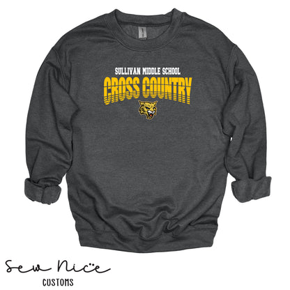 Sullivan Cross Country Mascot- Unisex Adult/Youth Crewneck Sweatshirt