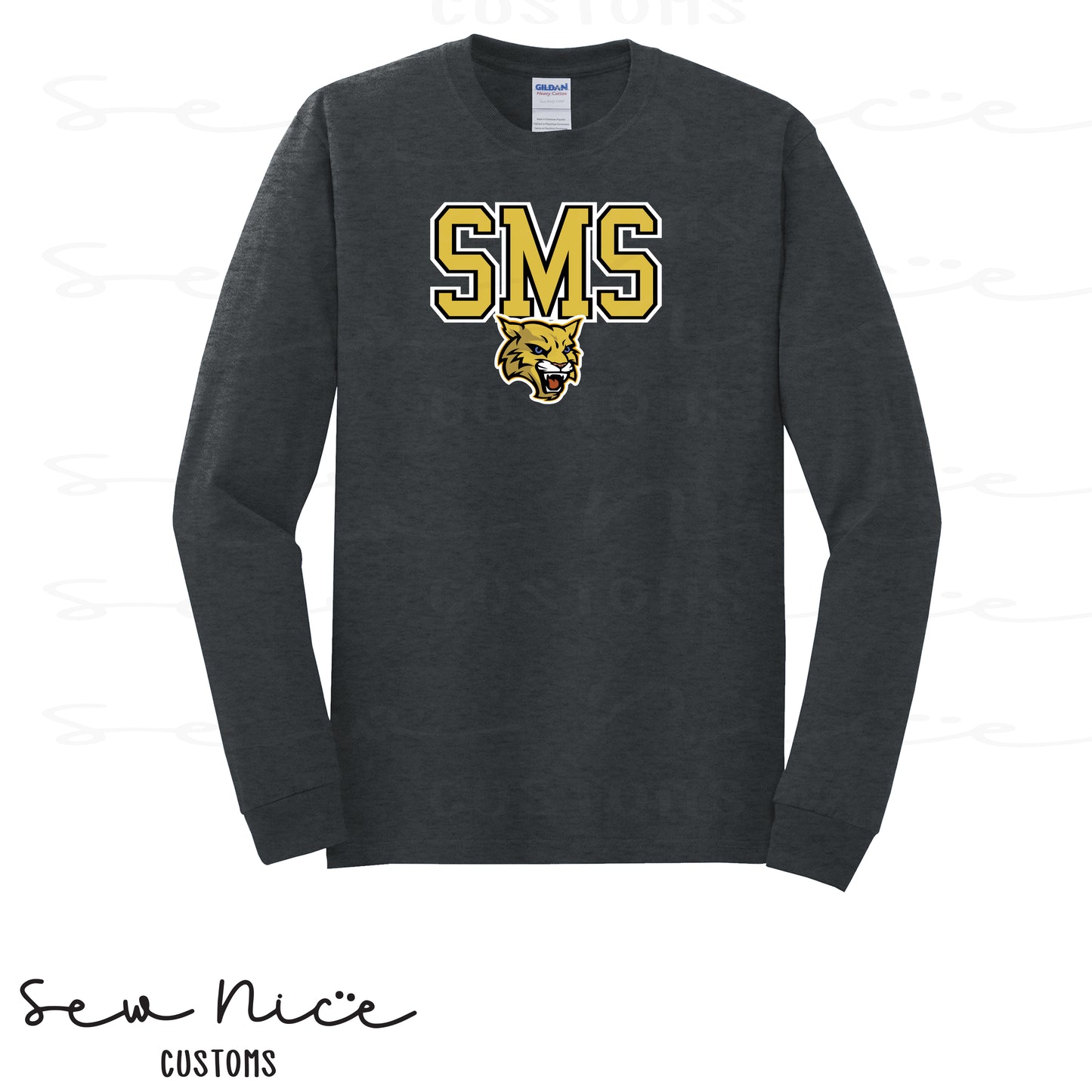 SMS Custom-Sport-Unisex Adult/Youth Long Sleeve Shirt