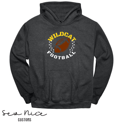 Sullivan Football Paw Prints- Unisex Adult/Youth Hoodie