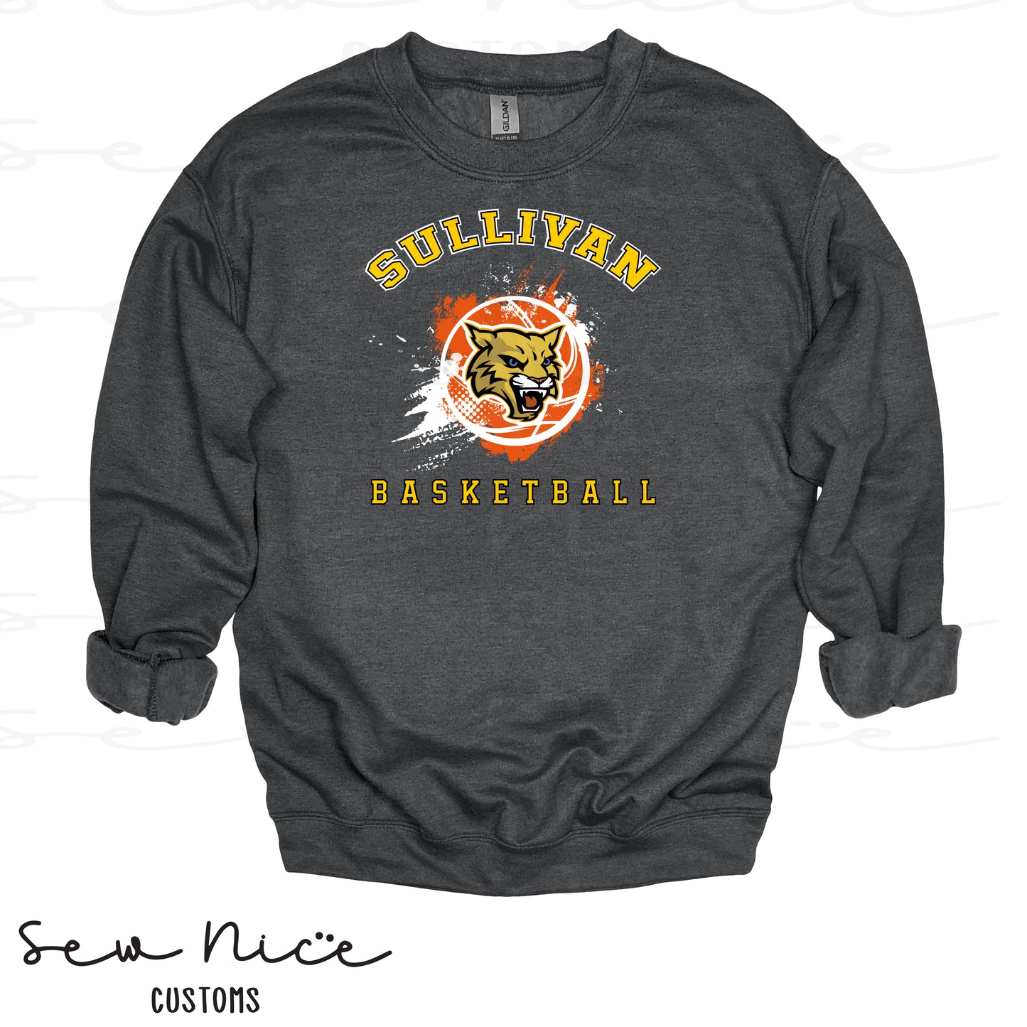 Splatter Sullivan Basketball- Unisex Adult/Youth Crewneck