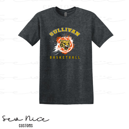 Splatter Sullivan Basketball- Unisex Adult/Youth T-Shirt
