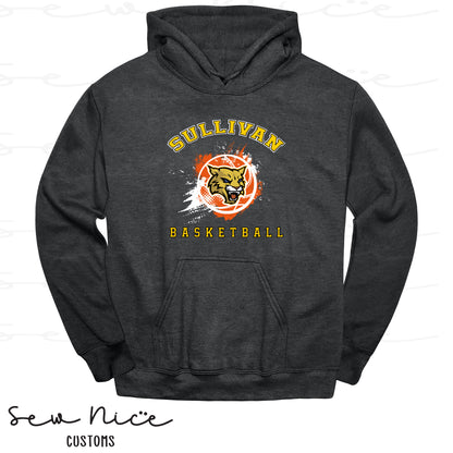 Splatter Sullivan Basketball-Unisex Adult/Youth Hoodie