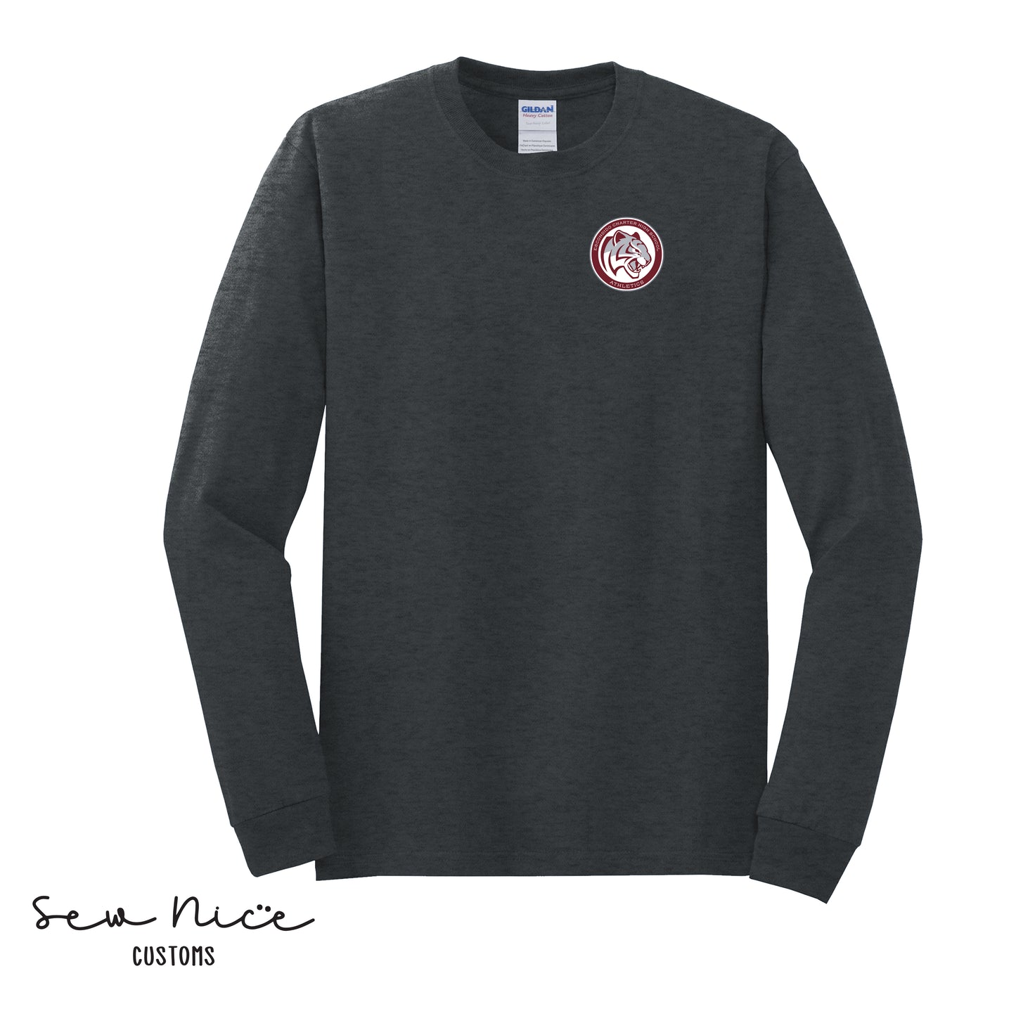 ECHS Athletics Logo- Unisex Adult/Youth Long Sleeve Shirt