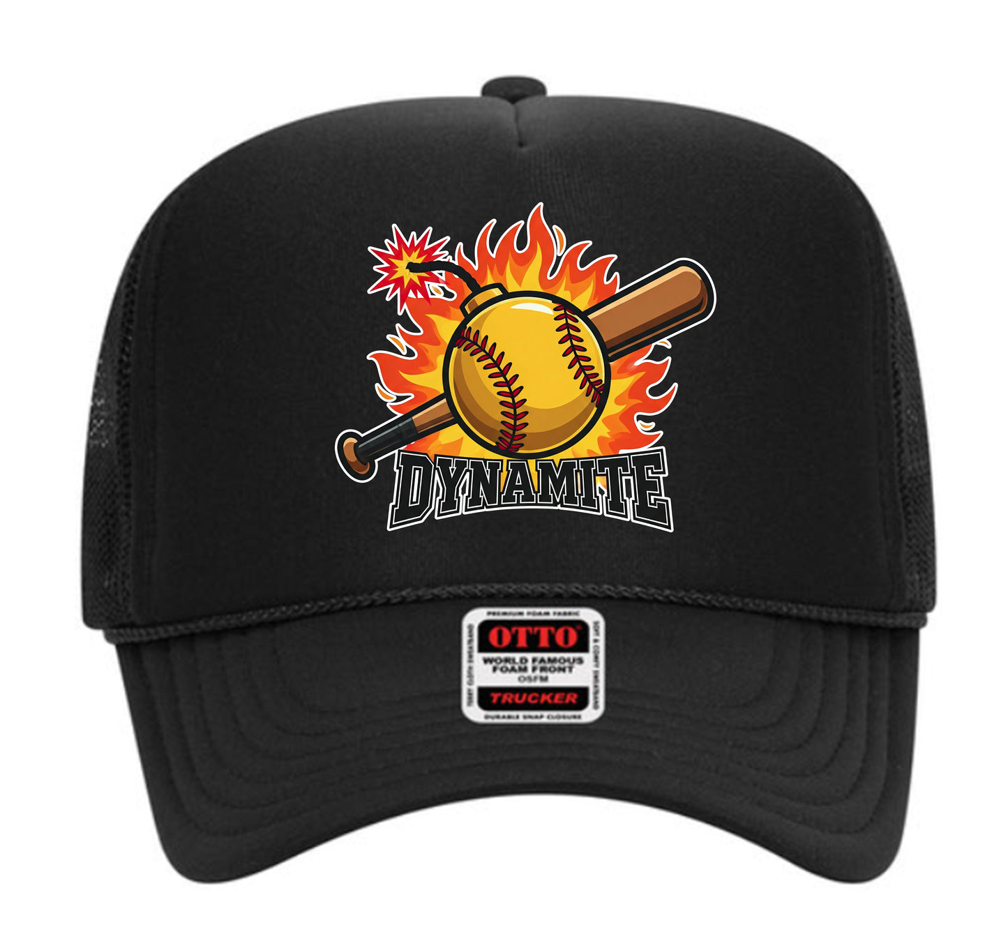 Foam Trucker Dynamite Softball Hat