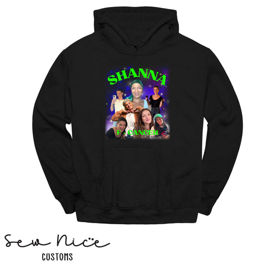 Shanna F-Cancer Collage Unisex Adult/Youth Hoodie