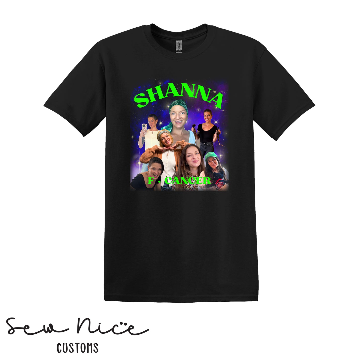 Shanna F-Cancer Collage Unisex Adult/Youth Shirt