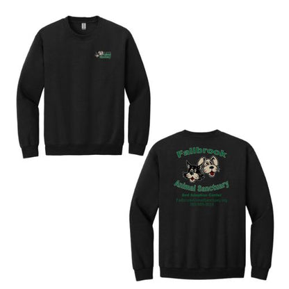 FAS- ADULT Unisex Crewneck Sweatshirt - Left Chest/Back Design