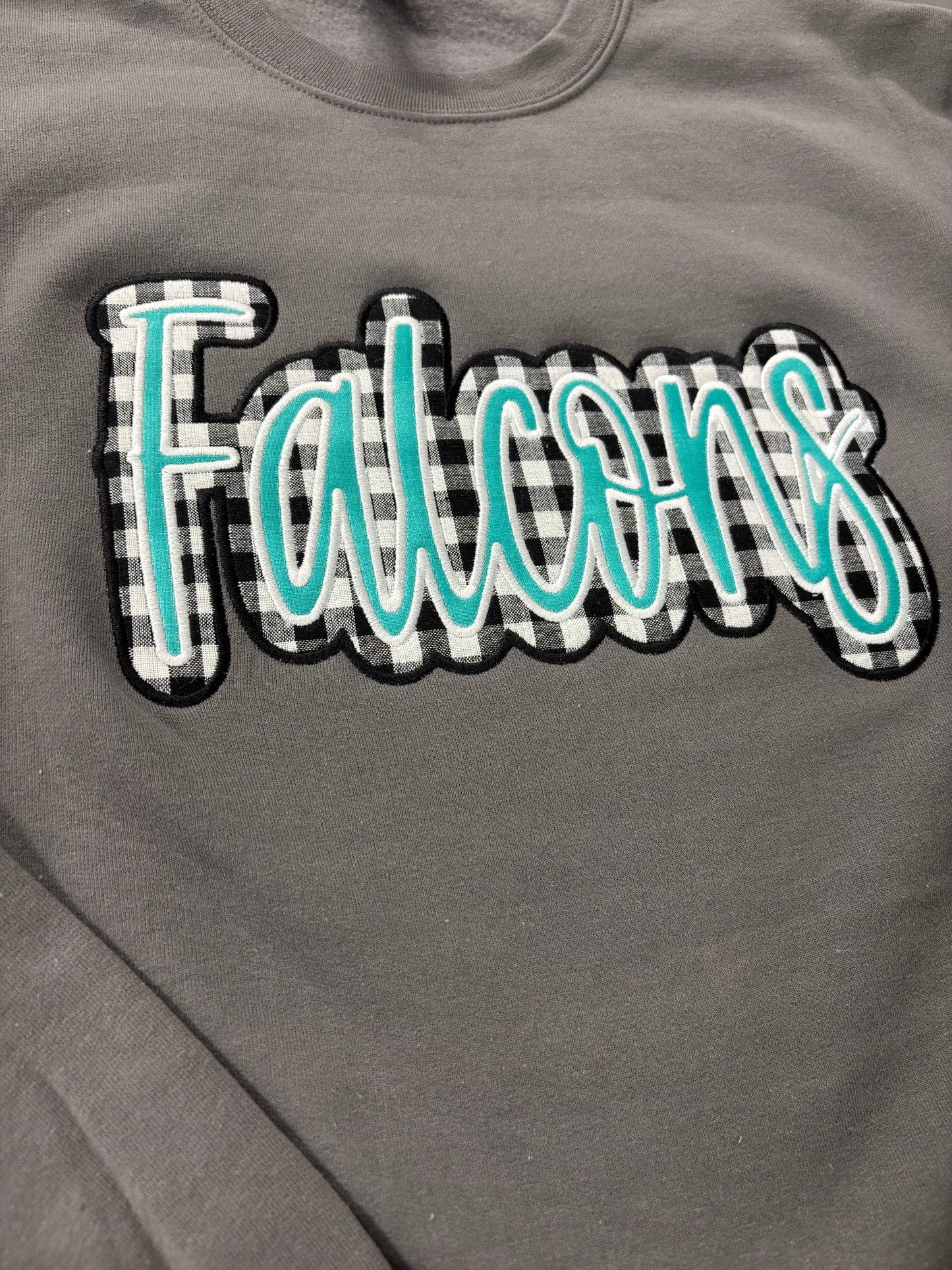 Live Oak- Falcon Applique Sweatshirt (Crewneck/Hoodie/1/4 Zip)