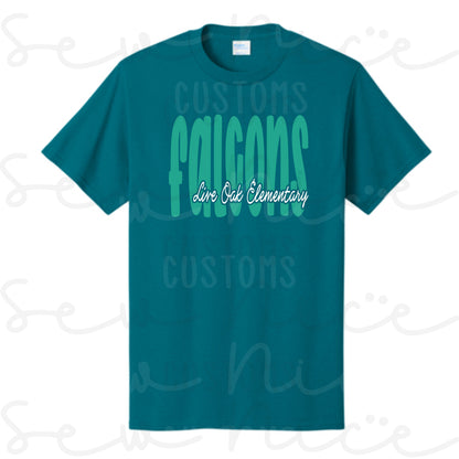 School Mascot Same Color Shirt