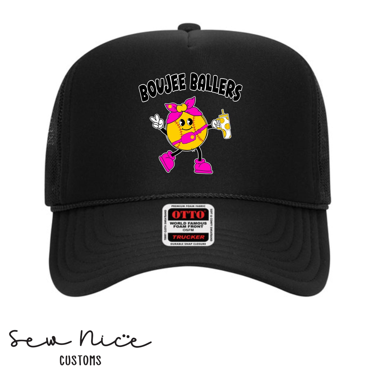Boujee Ballers Foam Trucker Hat