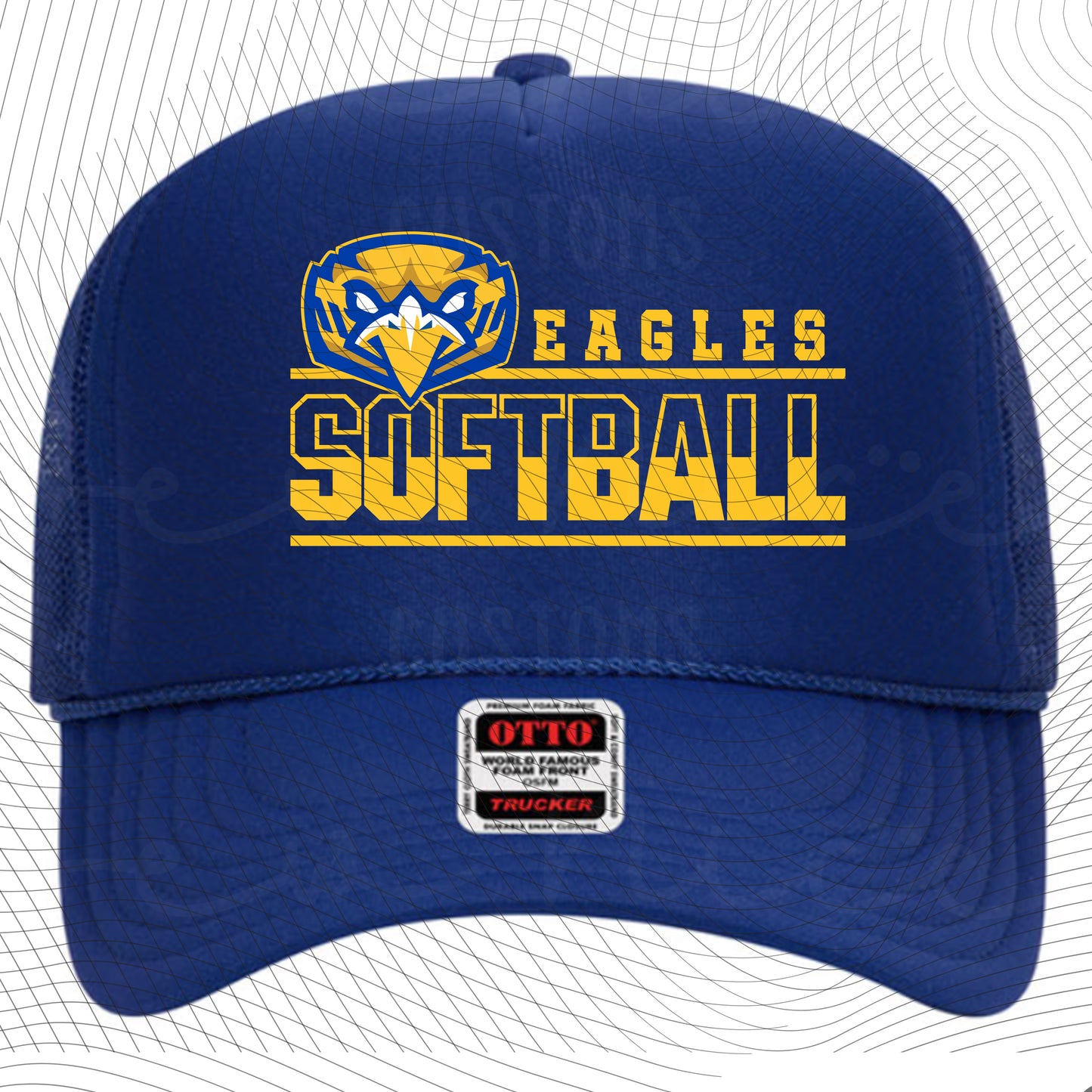 Forward Eagle Softball -FOAM Trucker Hat