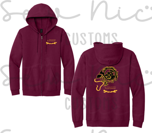 Grupo Folclorico Tlatoani- Unisex Full Zip Hoodie