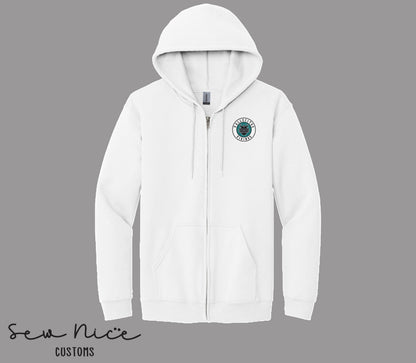 Embroidered Vallecitos Logo- Unisex Adult/Youth Full Zip Hoodie