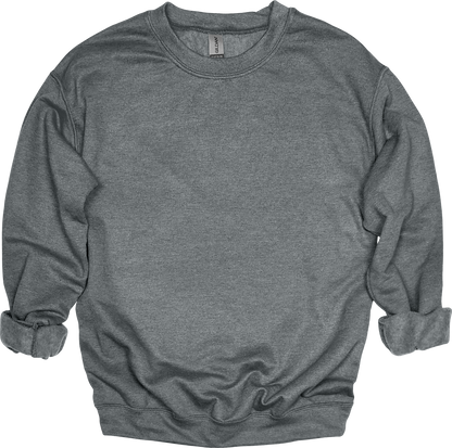 Embroidered Ghost with Drink - Unisex Crewneck Sweatshirt