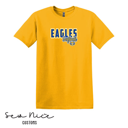 Eagles Softball Script Shirt