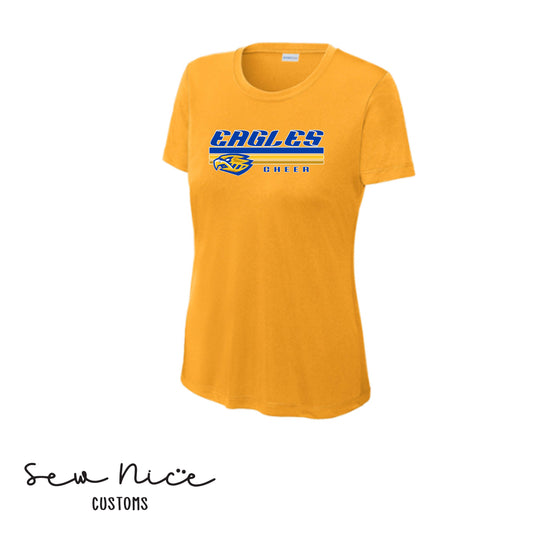 SP Eagles Lines Cheer- Ladies Dri Fit Shirt