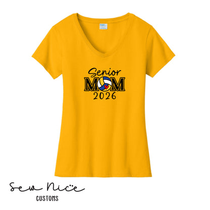 SP Senior MOM 2026 Ladies V-Neck Shirt