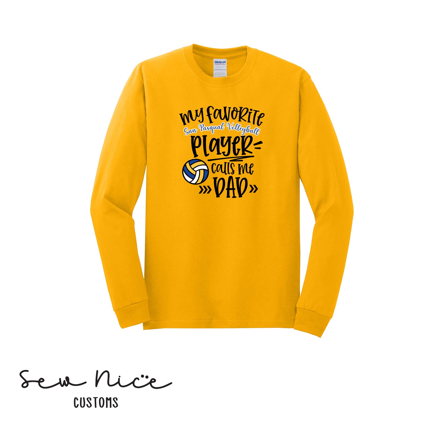 SP Volleyball-My Fav SP Player Calls Me.. *Custom Options*  Adult/Youth Unisex Long Sleeve Shirt