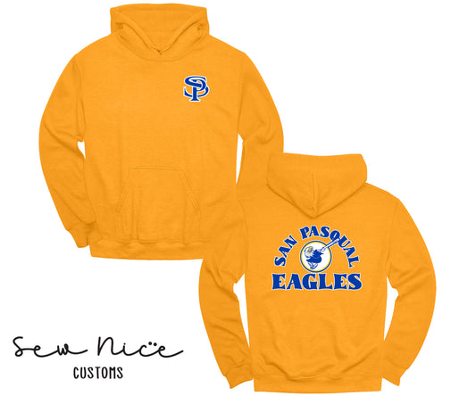 San Pasqual Swinging Eagle- Unisex Adult/Youth Hoodie