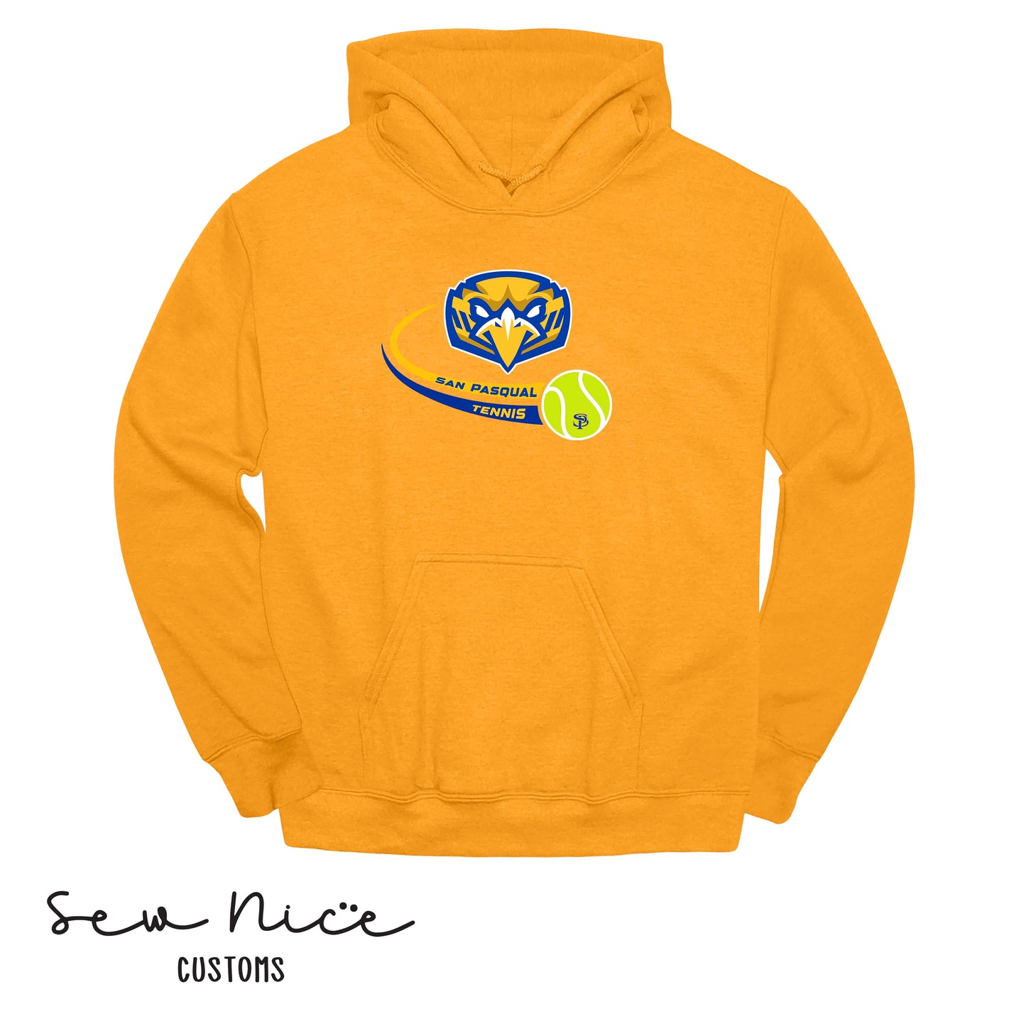 SP Eagles Swoosh Tennis- Unisex Adult/Youth Hoodie