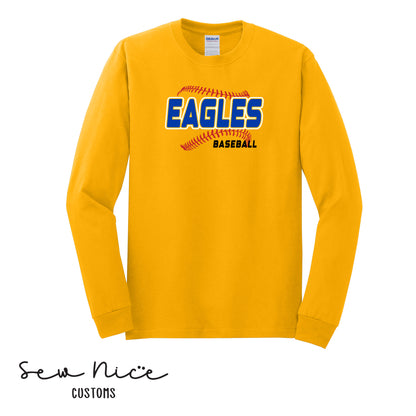 EAGLES Seam Design- Unisex Adult/Youth Long Sleeve Shirt