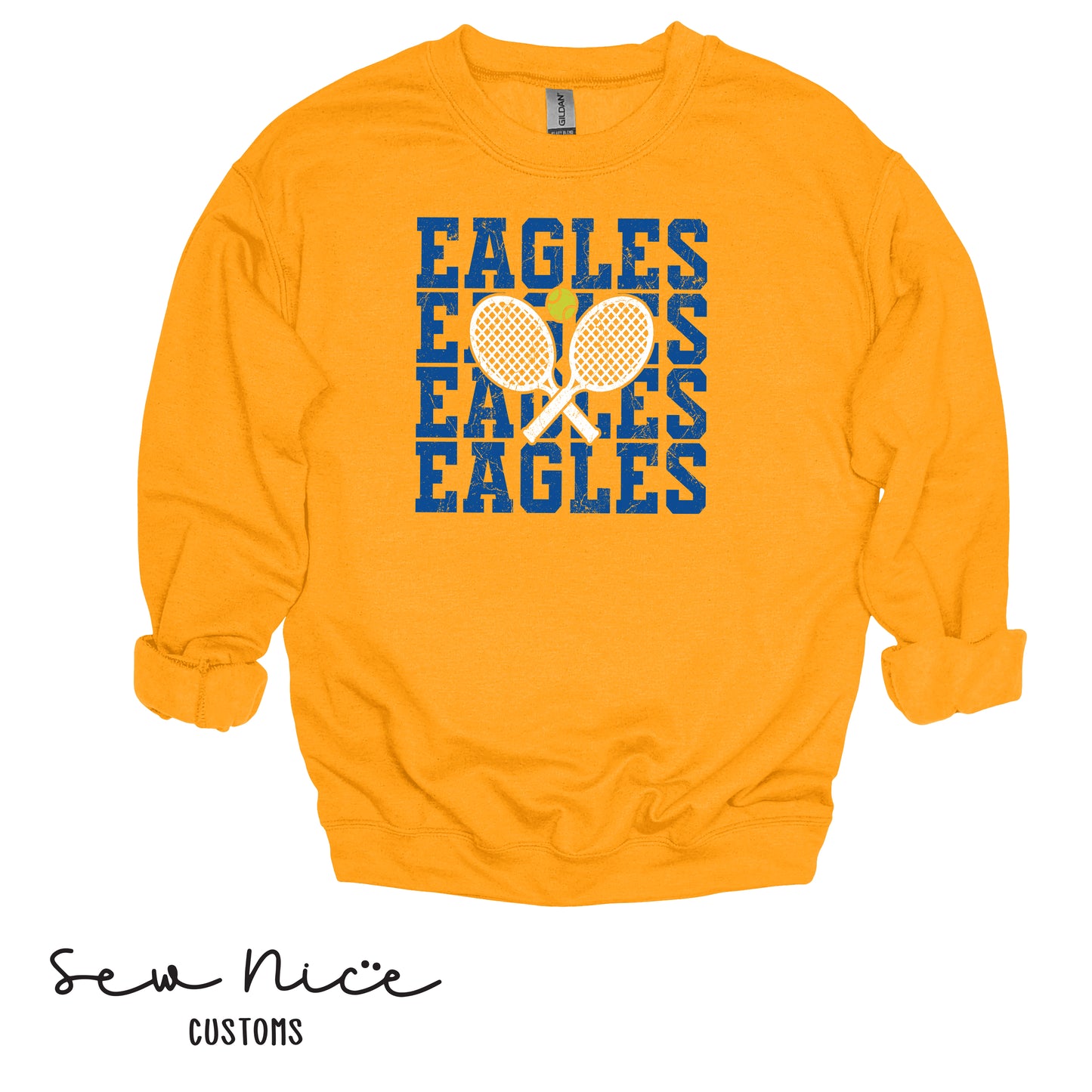 SP Eagles Stacked- Unisex Adult/Youth Crewneck Sweatshirt
