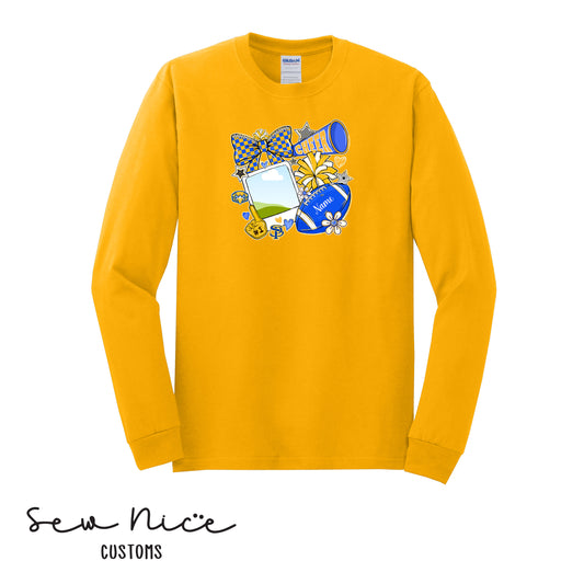 Custom SP Cheer Pic- Unisex Adult/Youth Long Sleeve Shirt