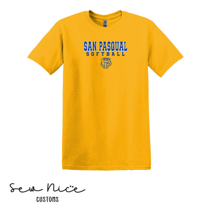 San Pasqual Softball Outline- Unisex Adult/Youth T-Shirt