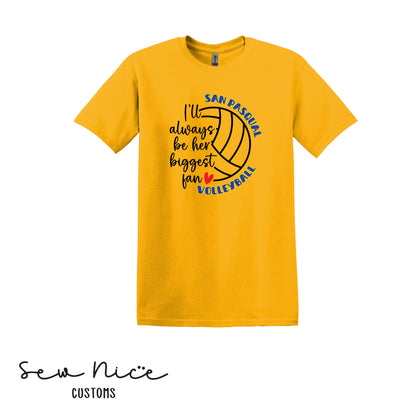 SP Volleyball Biggest Fan Adult/Youth Unisex T-Shirt