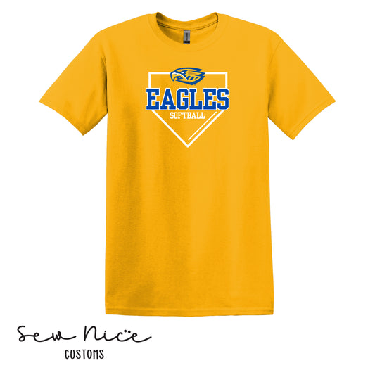 Eagle Softball Plate Shirt