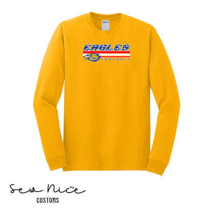 SP American Flag Eagles- Unisex Adult/Youth Long Sleeve Shirt