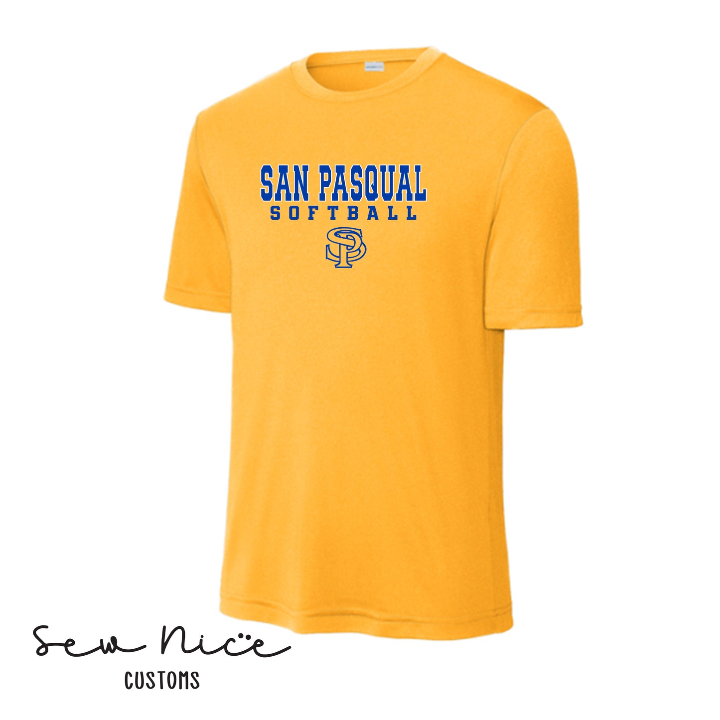 San Pasqual Softball Outline- Unisex Adult/Youth Dri Fit Shirt