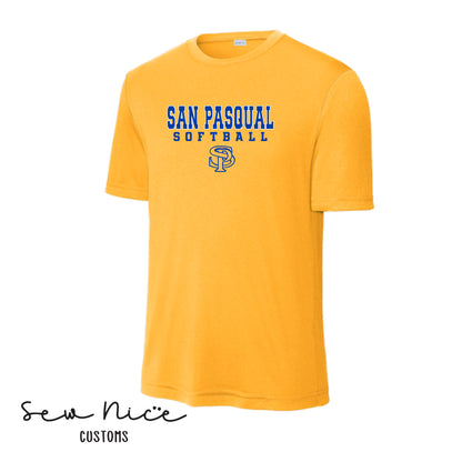San Pasqual Softball Outline- Unisex Adult/Youth Dri Fit Shirt