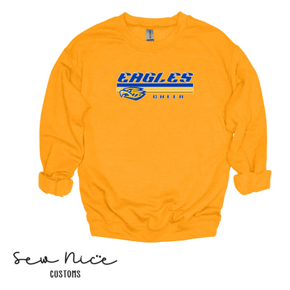SP Eagles Lines Cheer- Unisex Adult/Youth Crewneck Sweatshirt