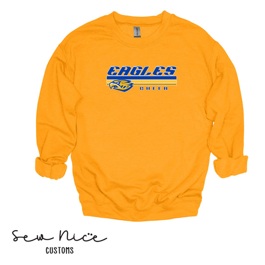 SP Eagles Lines Cheer- Unisex Adult/Youth Crewneck Sweatshirt