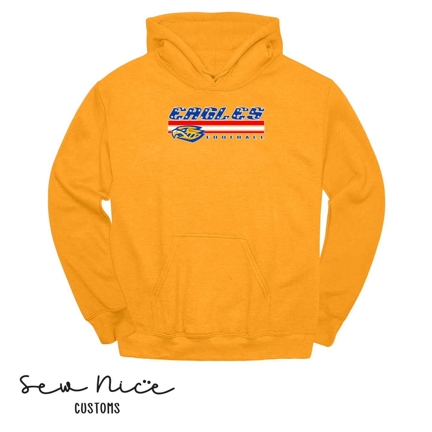 SP American Flag Eagle- Unisex Adult/Youth Hoodie