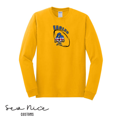 SP Eagles American Flag Robe- Unisex Adult/Youth Long Sleeve Shirt